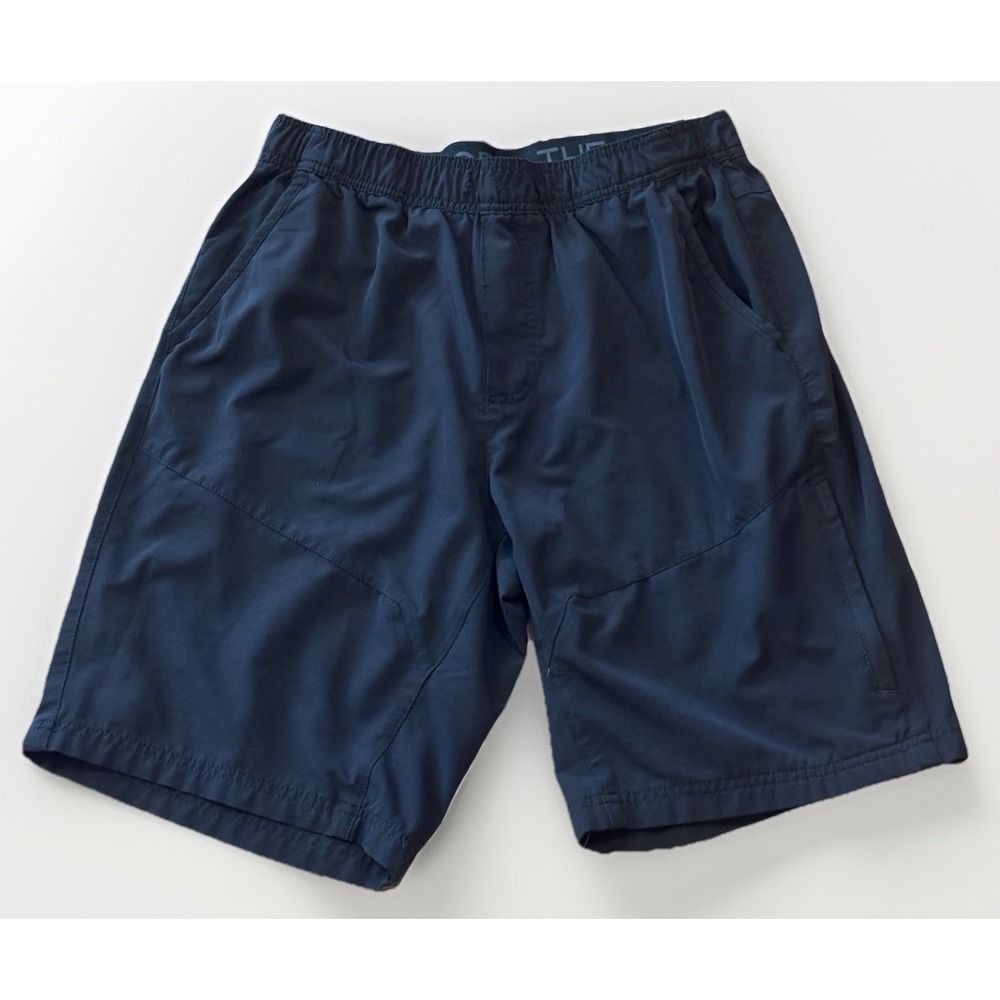 Gerry Shorts Mens L Black Trail Stretch Hiking Lightweight Zip Pocket Gorpcore